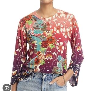 Johnny Was NWOT Adalena 3/4 Sleeve Top sz SML